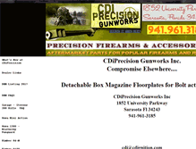 Tablet Screenshot of cdiprecisiongunworks.com